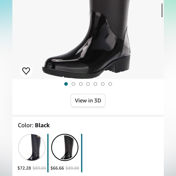 S|O|L|D❌Karissa Rain Boots Tommy Hilfiger size 8 - Picture 3 of 10